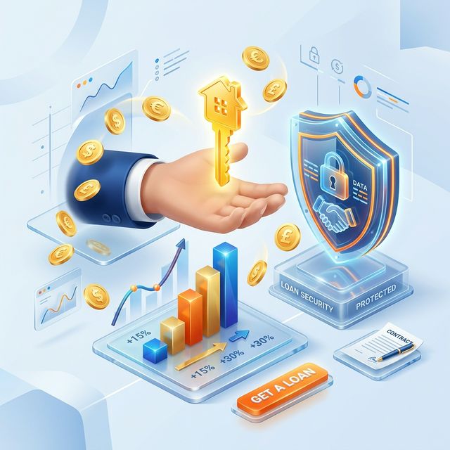 Professional 3D Financial Illustration
